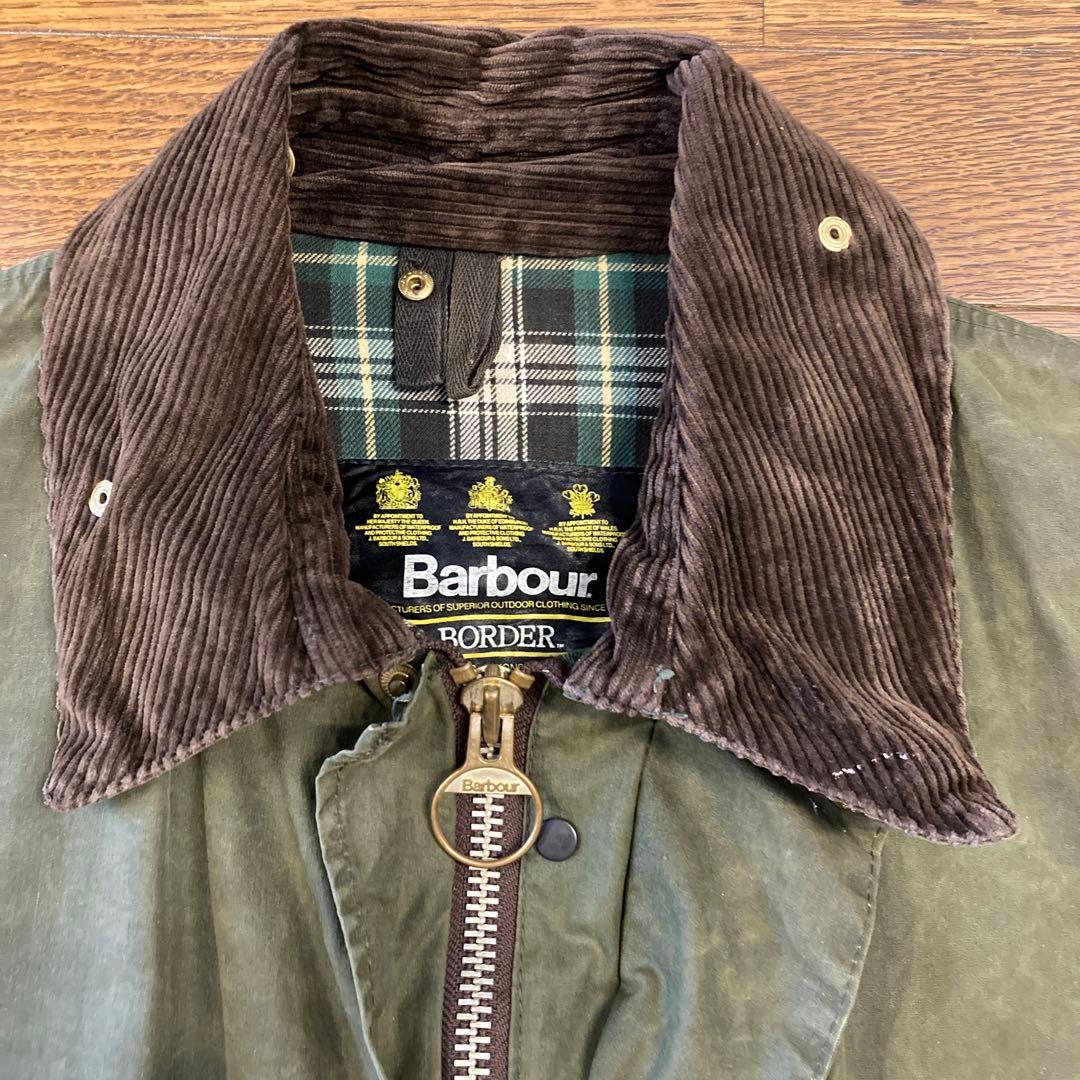 Barbourバブアー　BORDER ボーダー ワックスジャケット