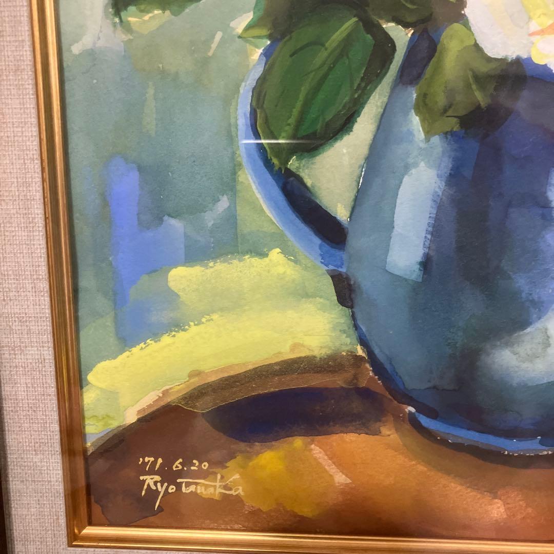 バラ　油絵　★