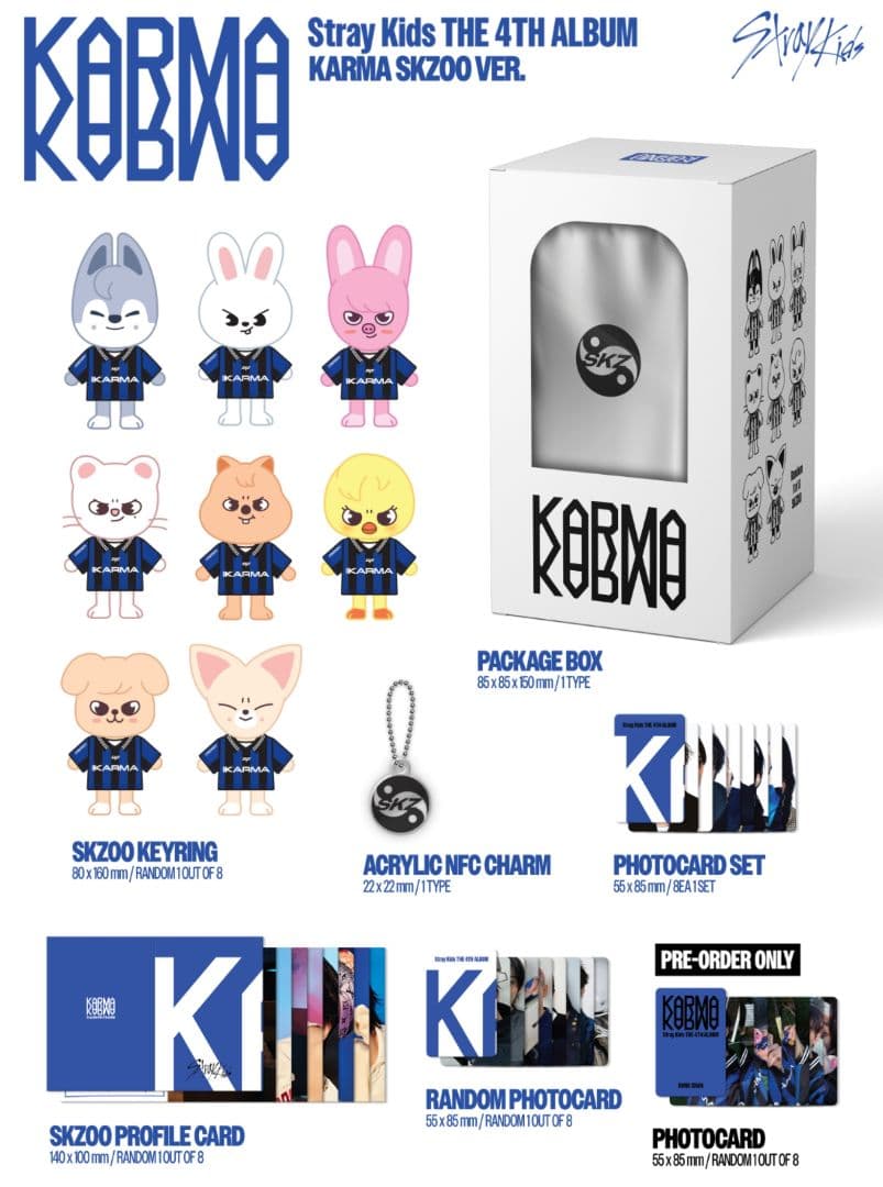 Stray Kids KARMA SKZOO VER. ウルフチャン ポガリ