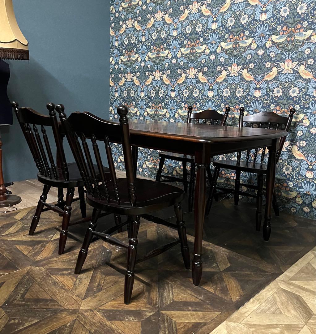 Happy＊北海道民芸家具 ダイニングテーブル 椅子 インテリア