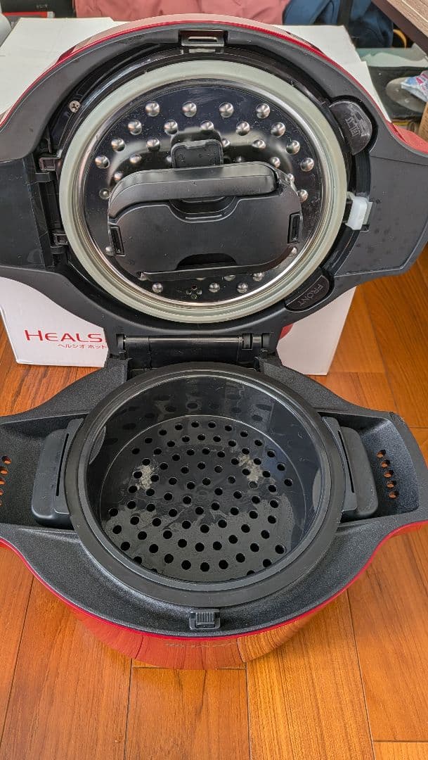 ヘルシオ ホットクック 1.6L SHARP　シャープ　KN-HW16F-R