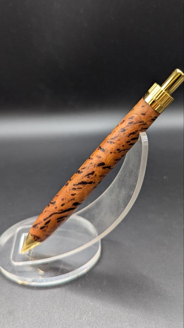 415ペン工房翌檜 超極上 屋久杉 泡瘤 木軸シャーペン ボールペン