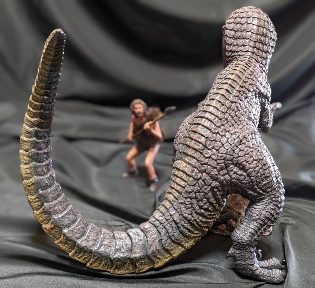 ハリーハウゼン「恐竜百万年」アロサウルス vs. トゥマク（スターエーストイズ）