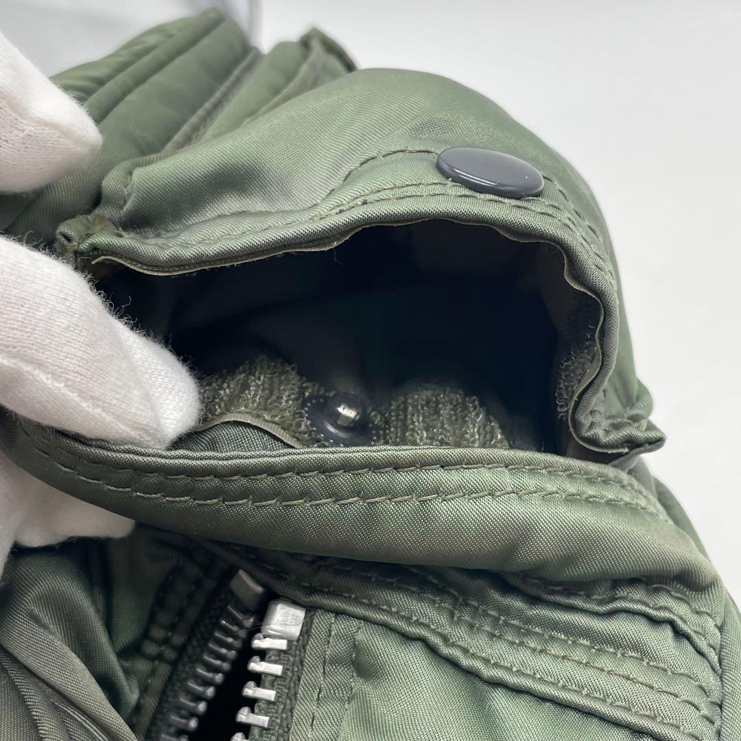 ⑧BN3887□PORTER ヘッドポーター タンカー ボストンバッグ グリーン