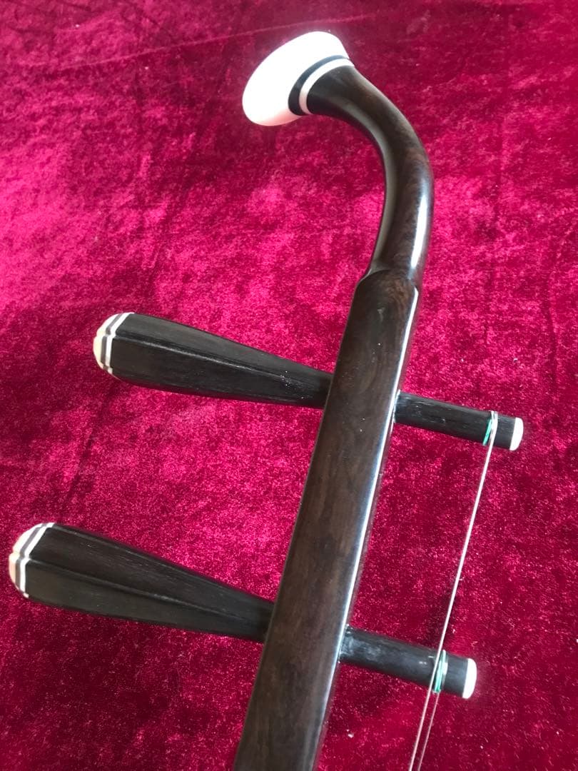 格安二胡★上級黒檀★古月琴坊・黄建洪製作★十年保証★必需品揃い★100％評価