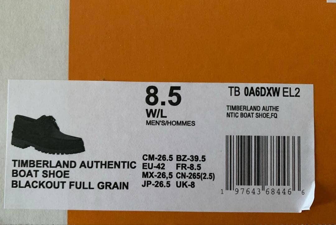 靴 Timberland Authentic Handsewn 3eye
