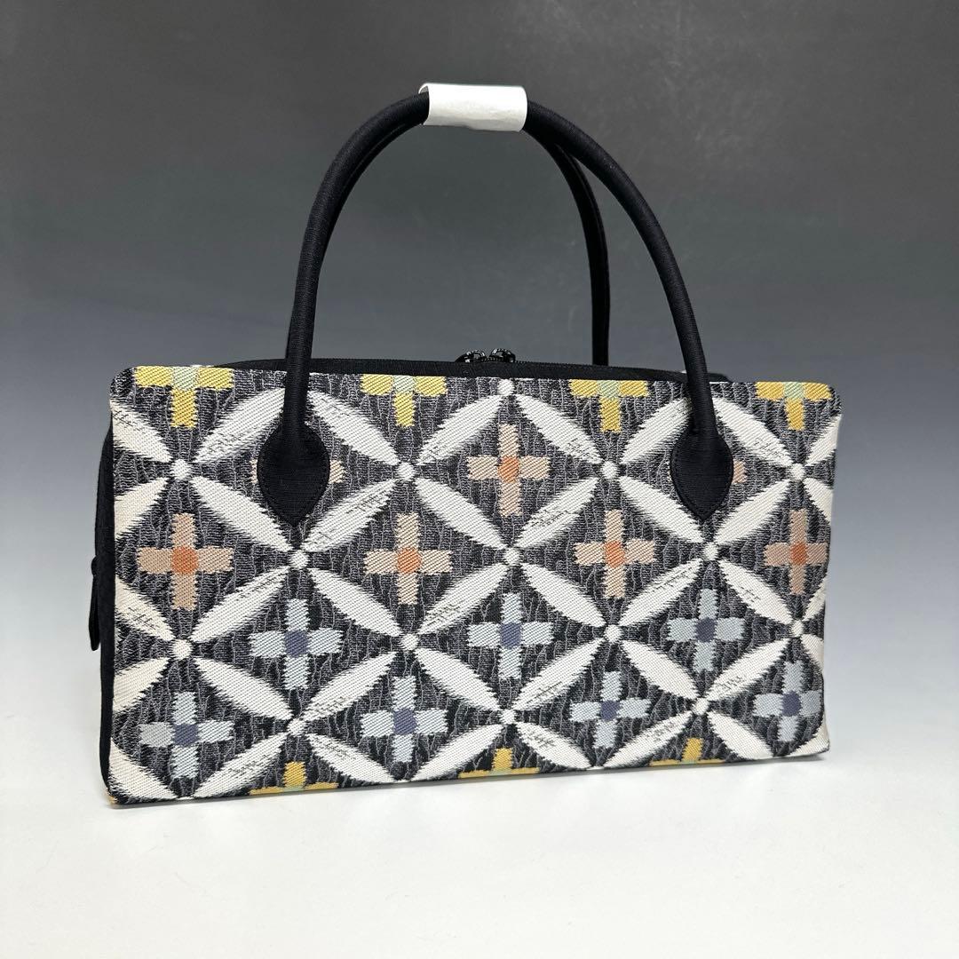 新品未使用 ！！特別セール！！京都 西陣 正絹 帯使用 利休バッグ　25032