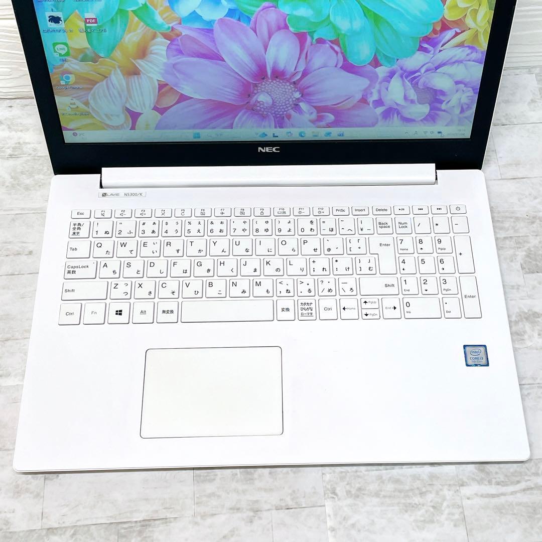 SSD512GB✨大容量✨Win11 NEC ノートパソコン カメラ NEC