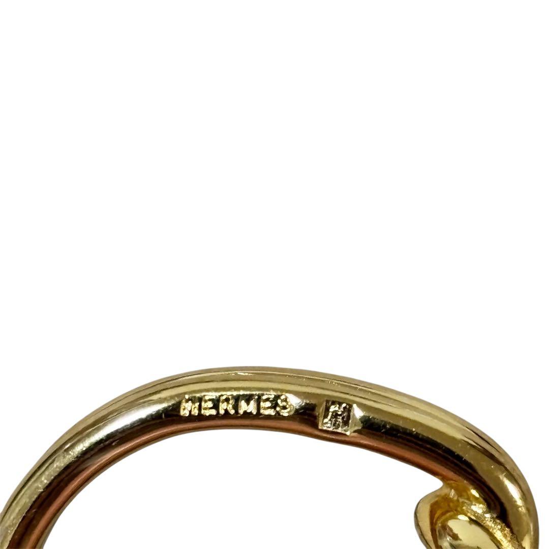 L*y様 HERMES エルメス　ゴールド スカーフリング