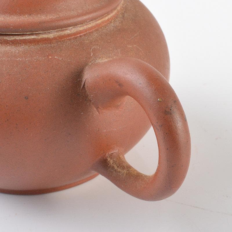 中国 荊渓恵孟臣製 紫砂 朱泥 急須 茶壷 C R6379