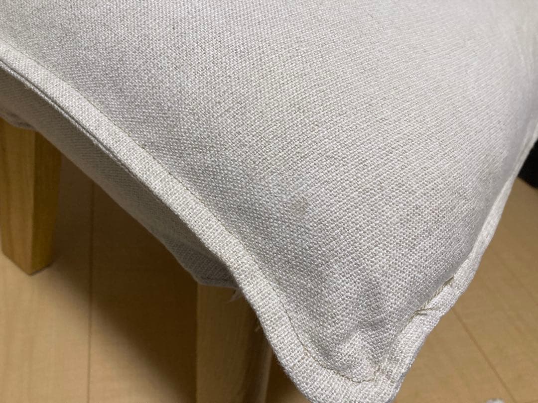 MUJI 無印良品　ハイバックリクライニングソファー用　オットマン　ベージュ