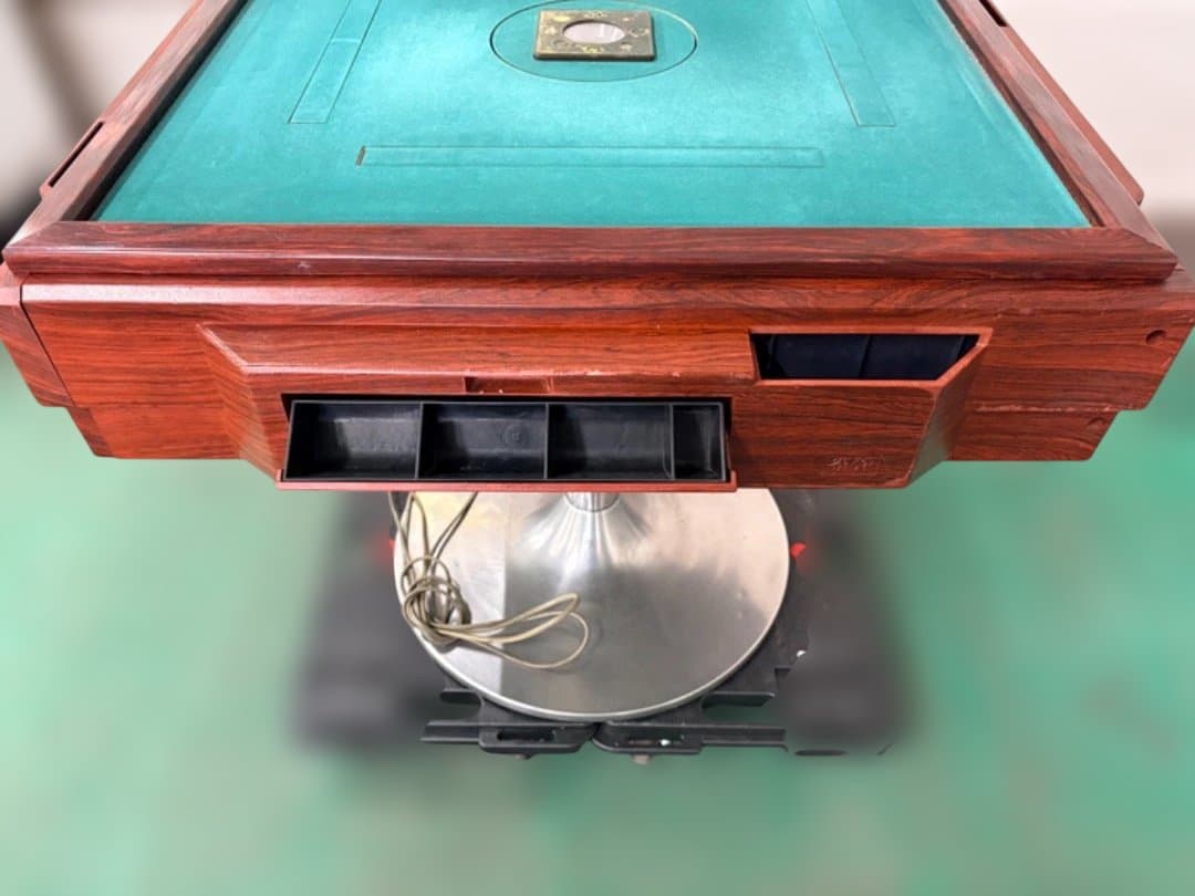 【無料配達】【動作品】 全自動麻雀卓　麻雀牌　点棒　点数箱　昭和レトロ