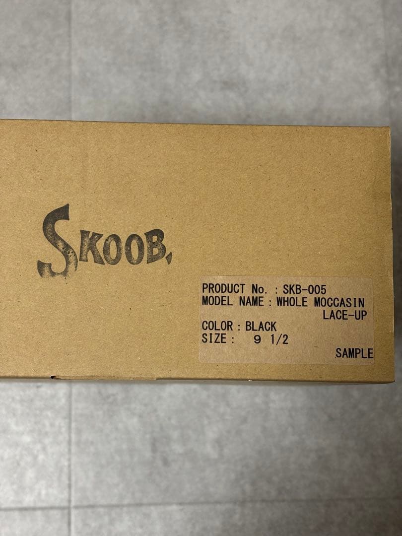 【新品】SKOOB SKB-005 WHOLE MOCCASIN LACE-UP