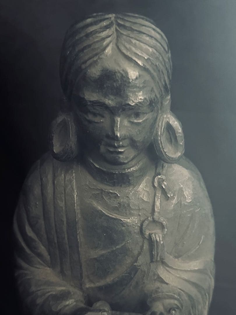 聖徳太子 銅製 像 高さ53cm 板坂辰治氏作/アンティーク - メルカリ