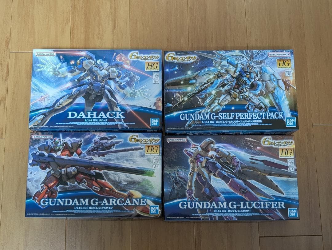 HG ガンダム G-セルフ G-アルケイン G-ルシファー ダハック Gレコ【g