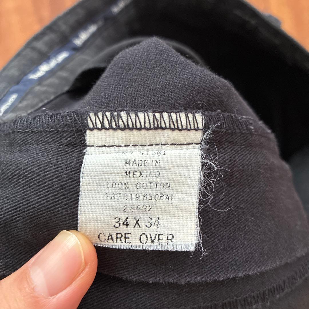 90s Ralph ポロチノ 黒 コットン HAMMOND 34/34