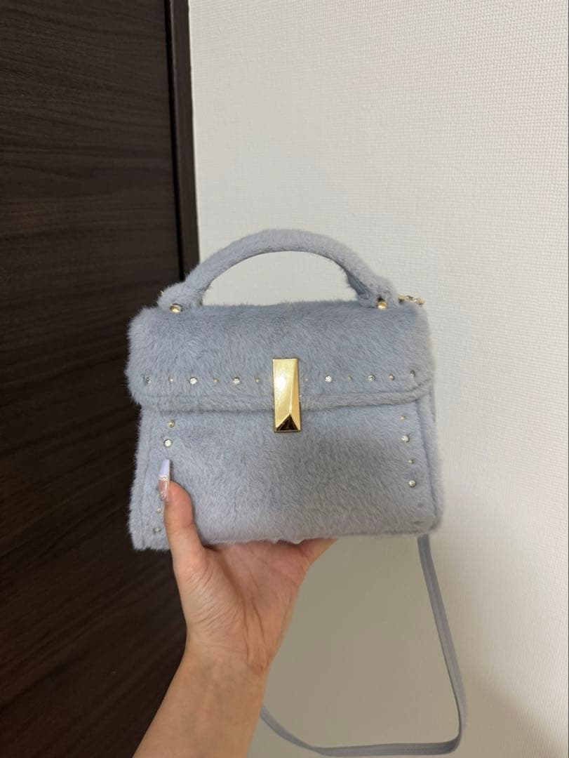 CELFORD 【リュタン】ビジュースタッズファーポシェット SAX