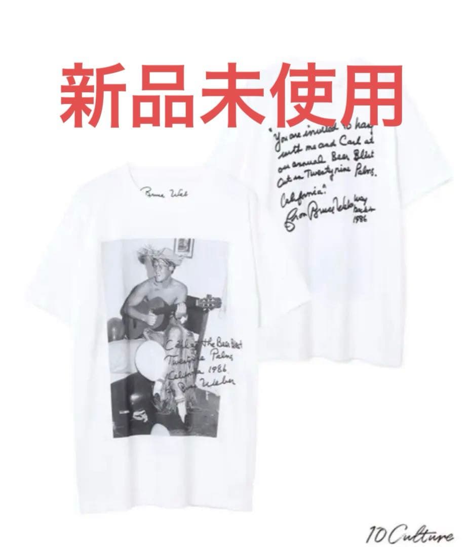 新品 Bruce Weber BIOTOP Tシャツ L ビオトープからブルース・ウェーバー撮り下ろしフォトTシャツを発売