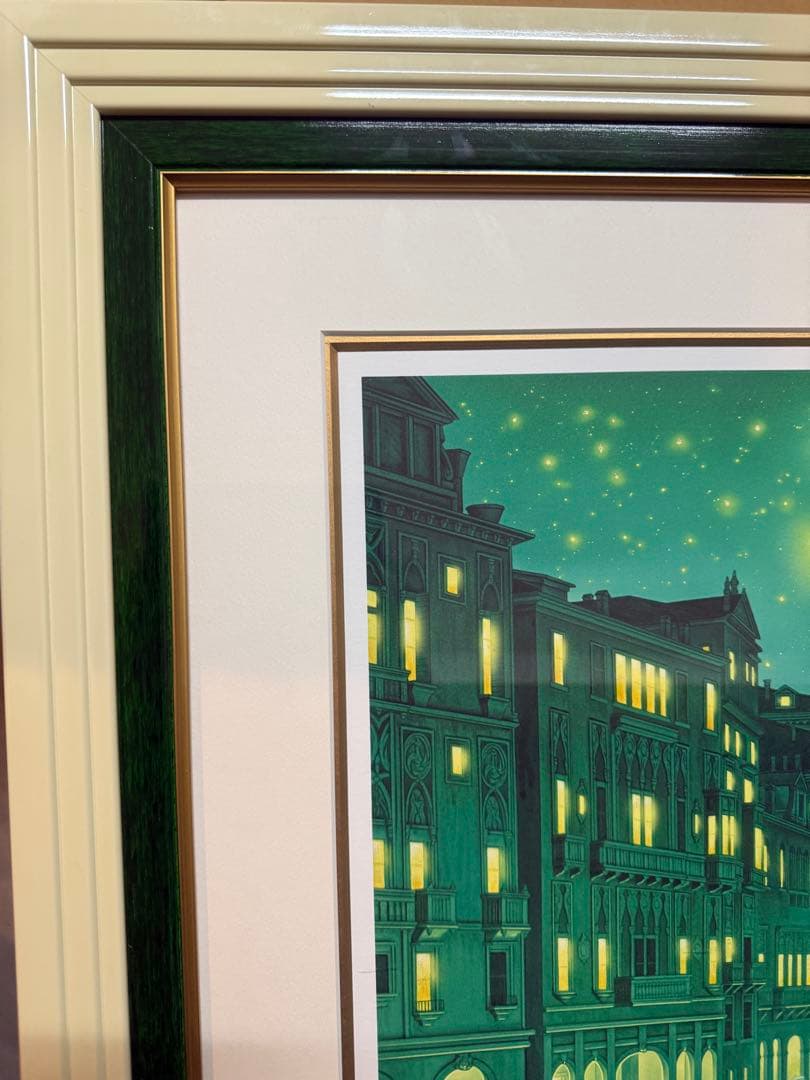 他の方発送ディズニー×塚本馨三 「グリーン ヴェニス」限定200 直筆