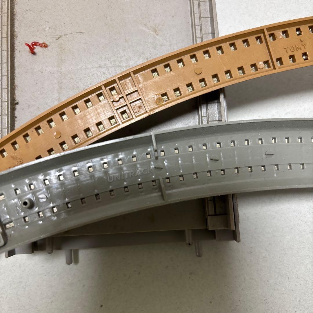 レールセット 多数部品大量まとめ出品ジャンク品tomix 他 レール車両6台