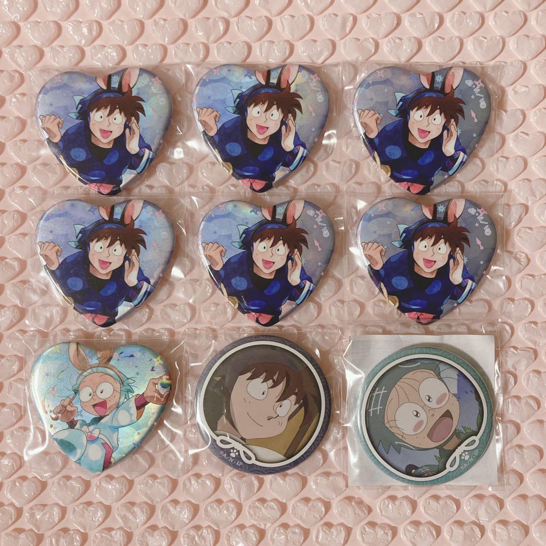 忍たま乱太郎 忍たま 土井半助 ナンジャタウン 缶バッジ ハート缶バッジ