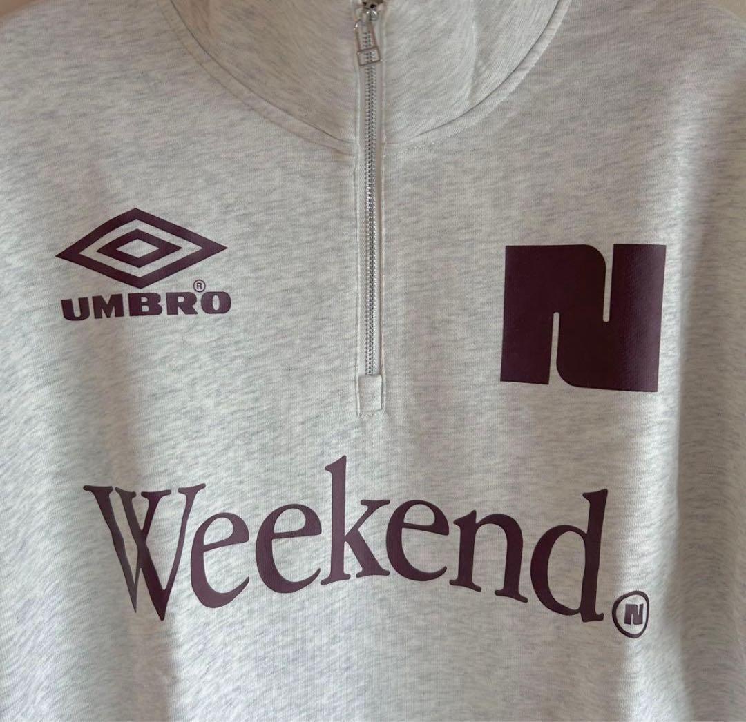 タグ付NBB WEEKEND ハーフジップスウェット トレーナー UMBRO 2