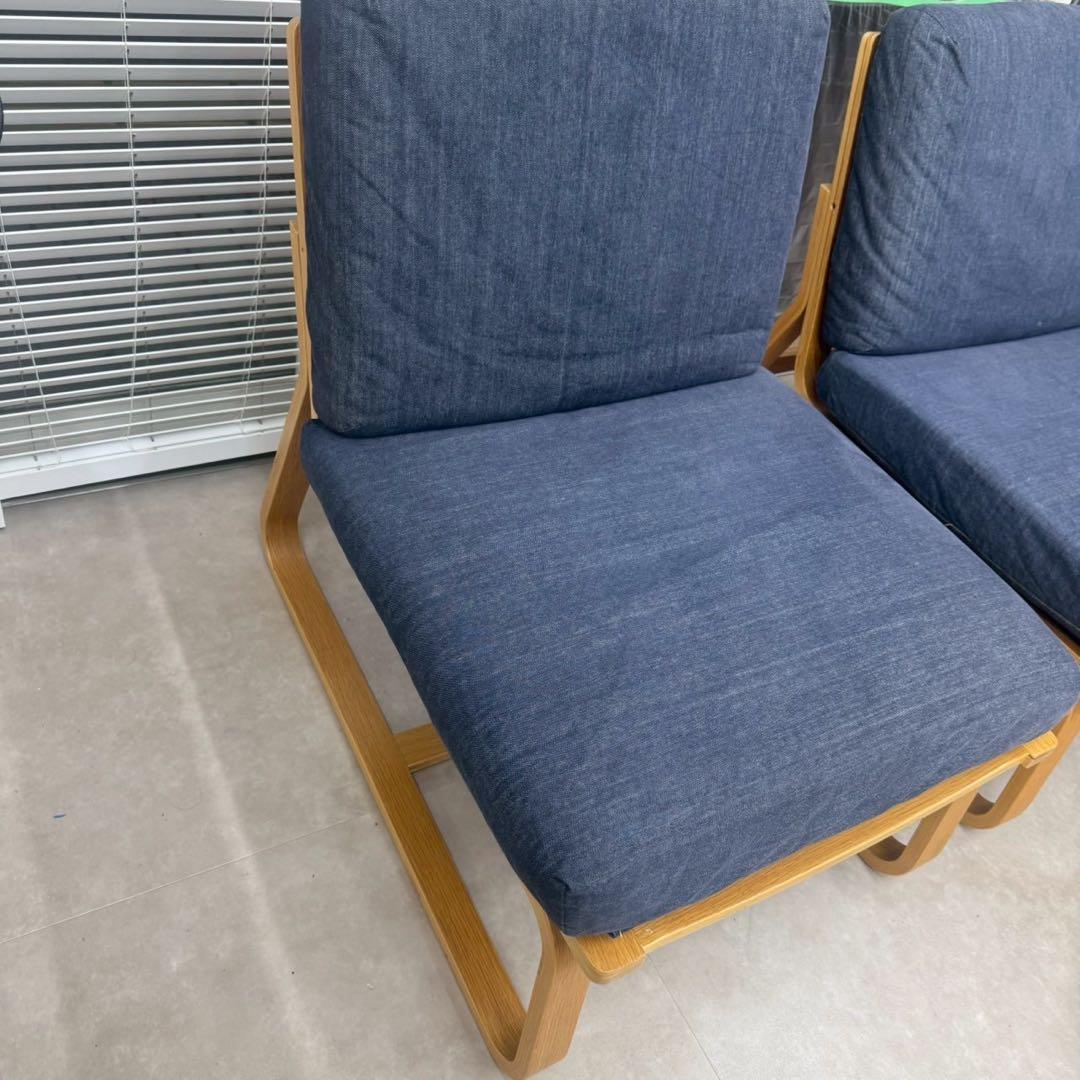 リビングでもダイニングでも使えるダイニングセット　直引き取り限定　オーク材