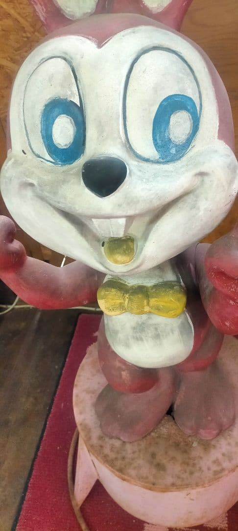 広島北部引取可能 昭和レトロ当時物1972年 ぴょんちゃん店舗用 店頭用非売品