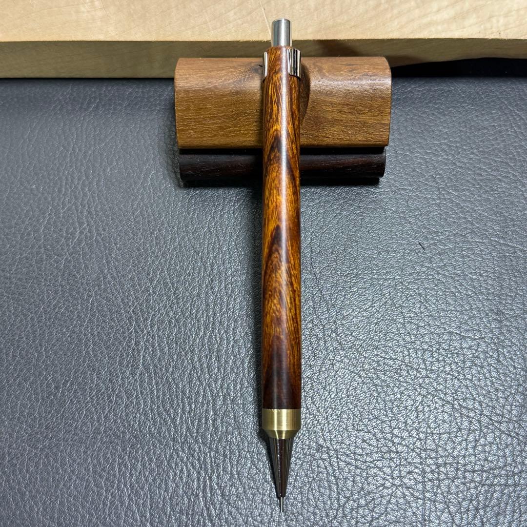 123デザートアイアンウッド　木製シャーペン　強低重心R 真鍮