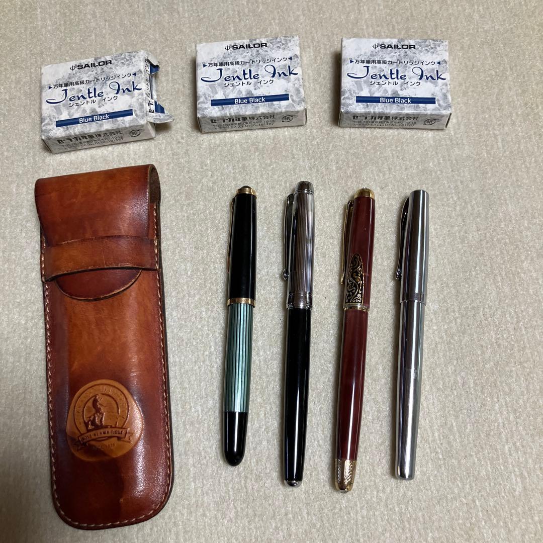 万年筆3点セット MONT BLANC 万年筆149 ボールペン シャーペンの3点