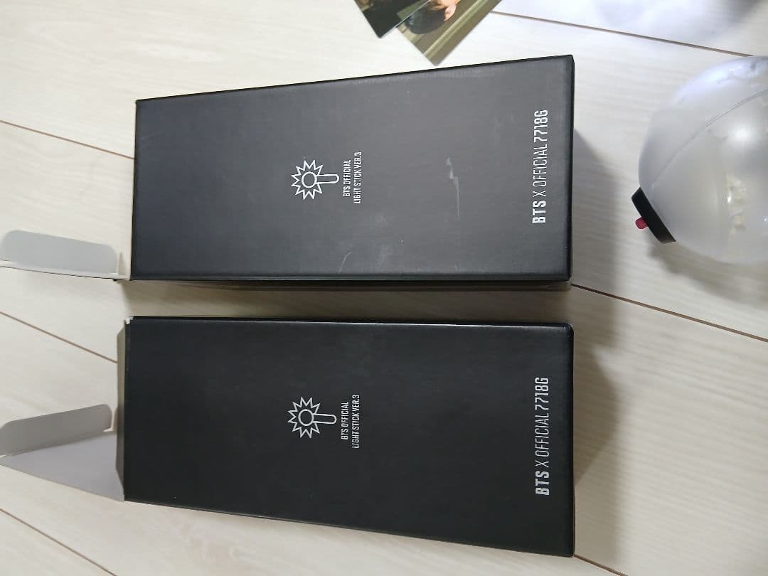 BTS オフィシャルライトスティックVer.3 2本セット 写真のみです