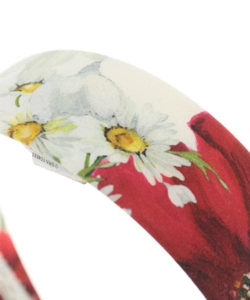 DOLCE&GABBANA ドルチェアンドガッバーナ カチューシャ 赤白 ポピー