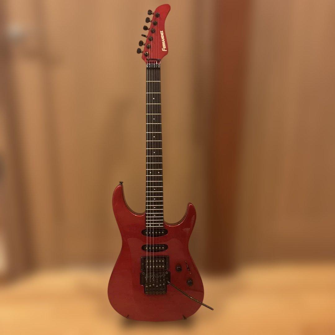 金ロゴ FERNANDES FR-55 アクティブ トレモロアーム・ケース付 - メルカリ