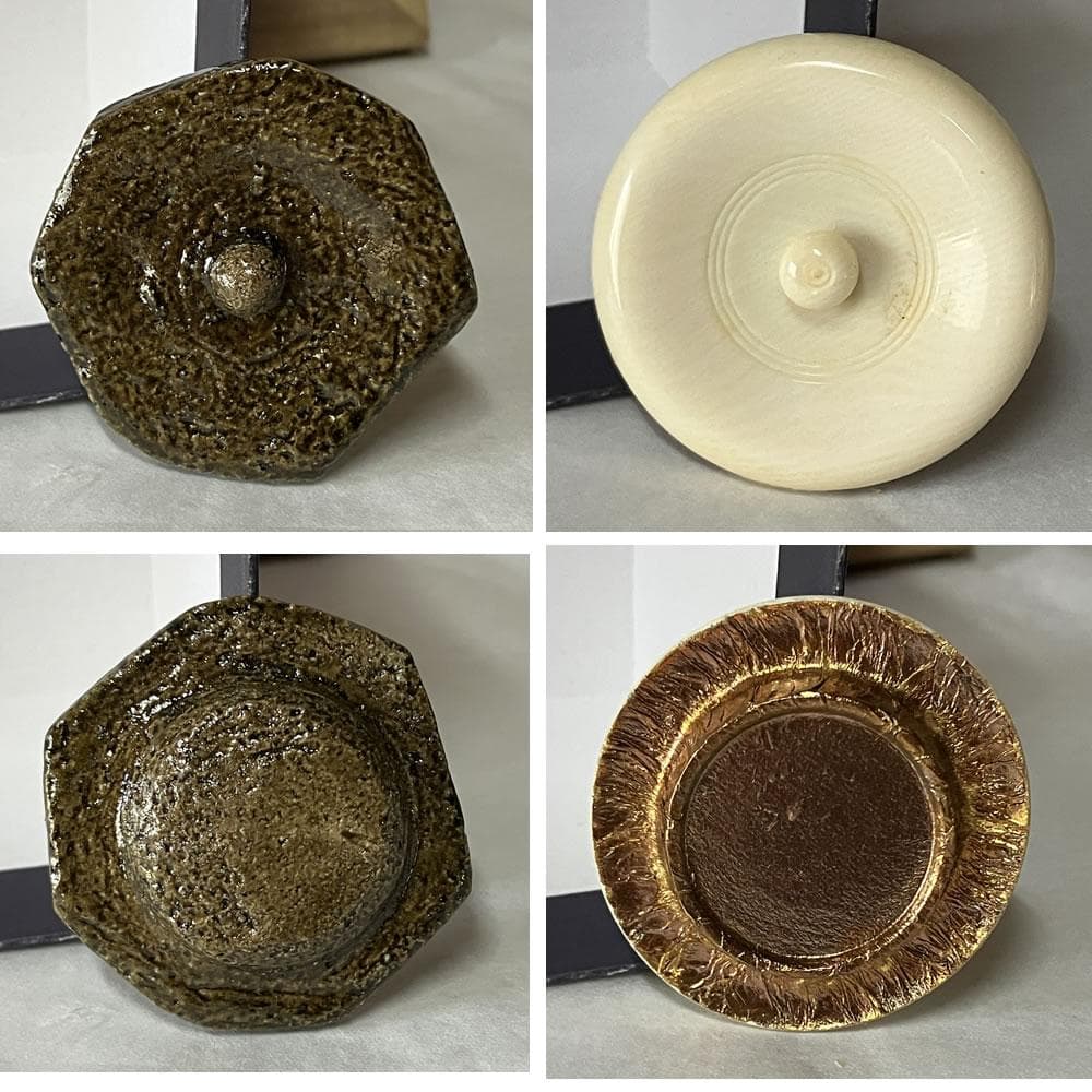 F1388 西村水楽 黒楽 耀変茶入 共箱 替蓋付 茶入 茶器 茶道具 - メルカリ