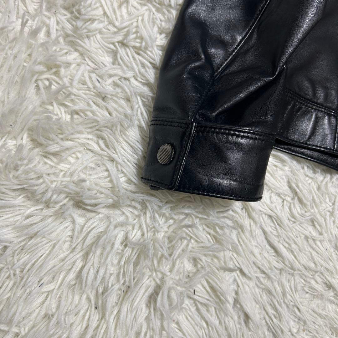 RSタイチ ZIM+BA ブラックレザージャケット シングルライダース