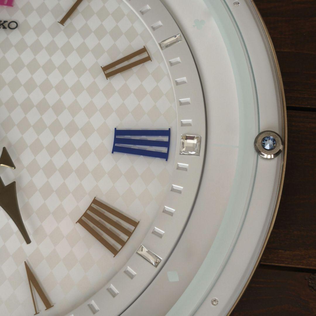 SEIKO セイコー ディズニー 電波 掛け時計 ふしぎの国のアリスFS509W