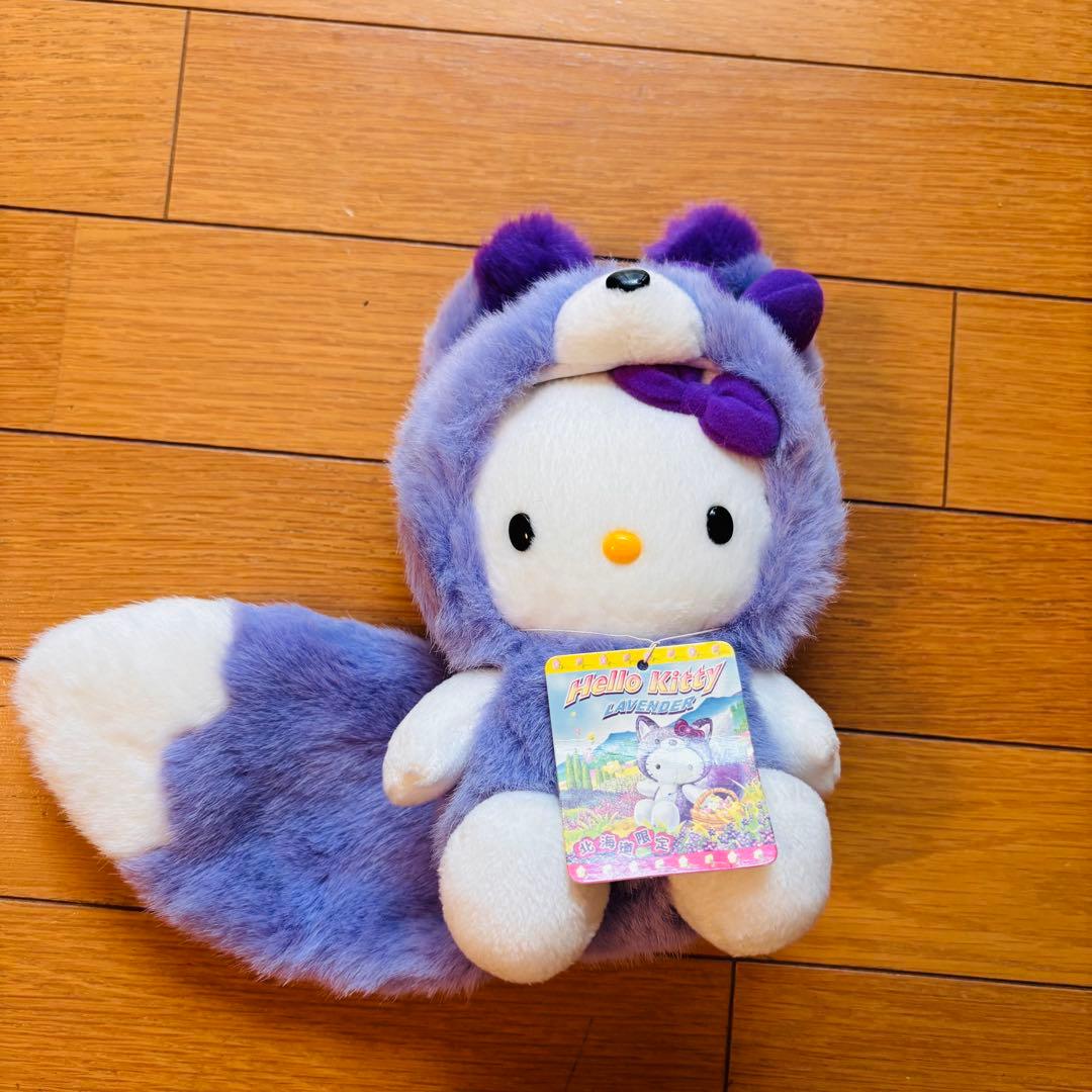 希少】ご当地キティ 北海道限定ラベンダー キタキツネ キティちゃん 美品