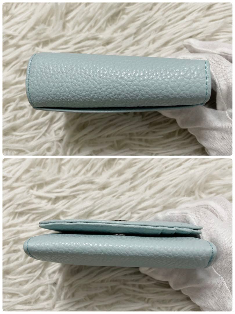 CLATHAS クレイサス ラデュレII 2つ折り財布 スカイブルー 水色