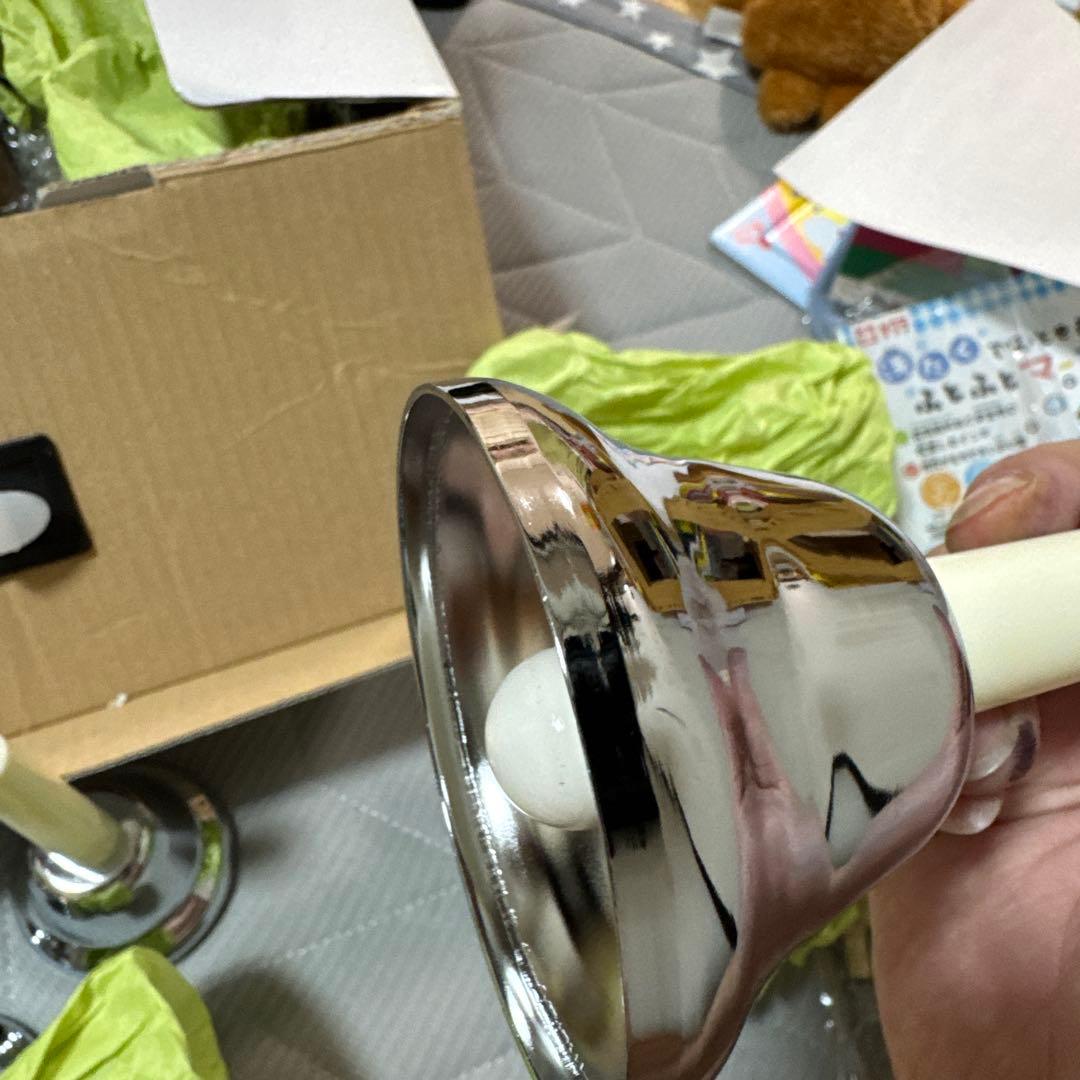 ハンドベル mb-23k シルバー 楽譜付き