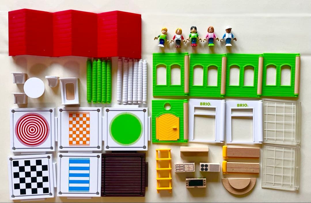 ブリオ(BRIO) 33941 ヴィレッジホームセット/廃盤品 木のレール