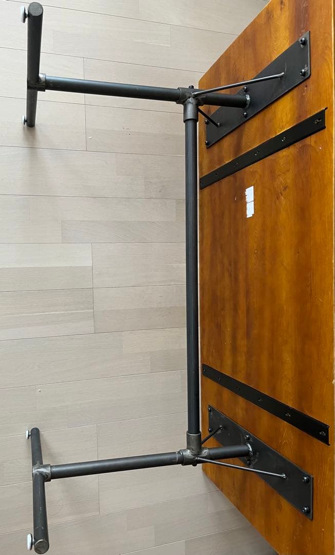 送料込　Knot antiques / クラッシュゲート　LDテーブル　無垢