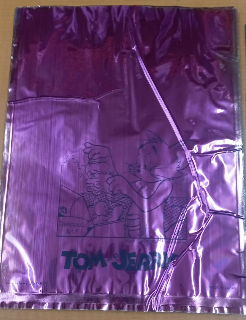 【未使用品】トムとジェリー 袋 金 銀 紫 青 光沢あり 計24枚