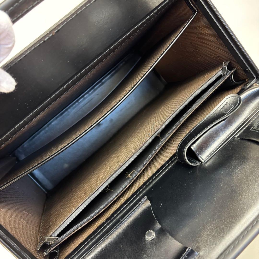 限定品✨️ JAL×ACE パイロットケース オールレザー 黒 本革