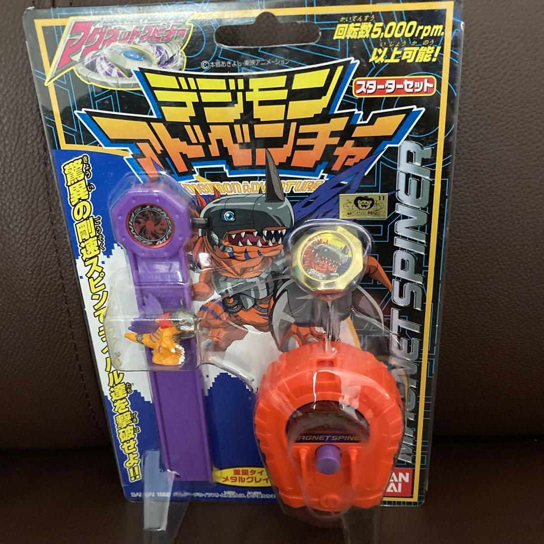 デジモン アドベンチャー マグネットスピナー スターターセット メタル