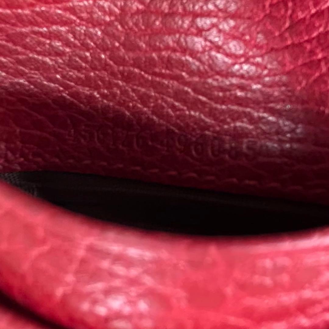 GUCCI グッチ GGマーモント 二つ折り財布 レッド