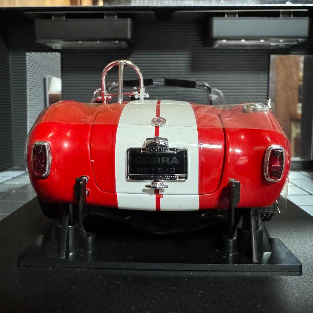 絶版未展示品 京商 1/18 シェルビー コブラ 427 S/C レーシング 赤