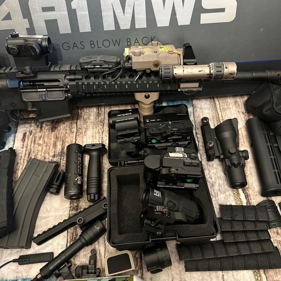 東京マルイのM4A1 MWS REAL GAS BLOW BACK ガスガン