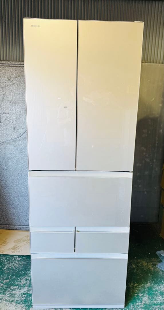 7r38 東芝 ノンフロン冷凍冷蔵庫 GR-R510FH (EC) 2019年製