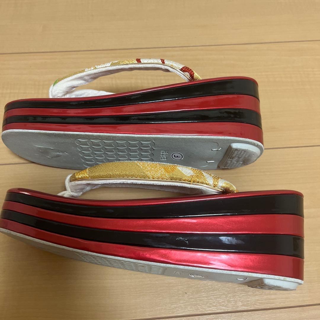 着物バッグ&草履（厚底）