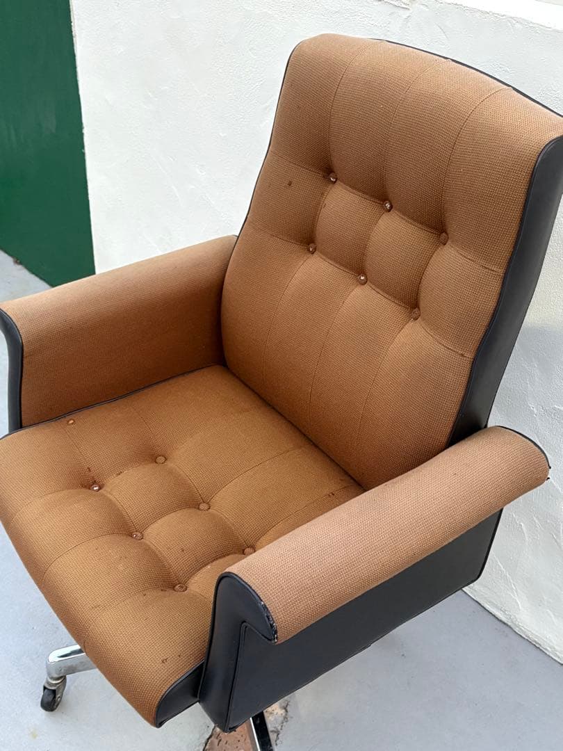 昭和レトロ ミッドセンチュリー デスクチェアPCチェア ゲーミング